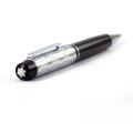 Mont Blanc Silver Black Ballpoint Pen. 