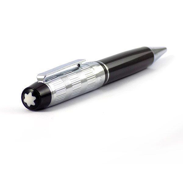 Mont Blanc Silver Black Ballpoint Pen