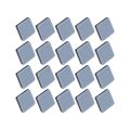 20Pcs Chair Glides Furniture Sliders PTFE Easy Moving Pads Square with Feet Protector for Hardwood Floor. 