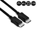 4K DisplayPort Male To Male Cable 6 Feet With Latches Version DP1.2 DP Cable 4K DisplayPort To DisplayPort Cable ( Branded Used ). 