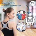 Smart Posture Corrector Vibration Belt USB Rechargeable Intelligent Vibration Induction Sensor Reminder High Elasticity Adjustable Upper Back Shoulder Lumbar Waist Support Belt SPINE CORRECTION for Children and Adult​. 
