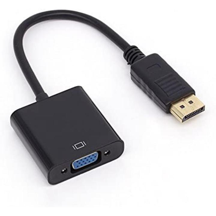 Belinda Gold Plated DisplayPort DP Male to VGA Female Cable Adapter ...