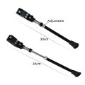 Bicycle Stand Adjustable Aluminum Alloy Bike Stand with Rubber Foot for Secure Parking Side Stand for Rear Wheel Spring-buffered Design Ideal for Cyclists. 