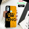 Infinix Hot 11 Play Back Cover Boys - King Style Mobile Back Cover Pouch - Airbag Case Anti Shockproof Phone Case. 