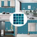 10Pcs Floor Kitchen Removable Self-adhesive Waterproof Tile Stickers Wall Stickers DIY Home Decor Wallpaper. 
