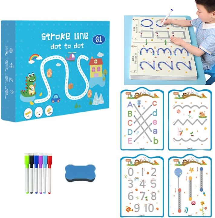 Magical%20Tracing%20Workbook%20Set,Reusable%20Calligraphy%20Copybook,Practice%20Drawing%20Book%20for%20Kids,Pen%20Control%20Training%20Drawing%20Book,Handwriting%20Practice%20Copybook%20for%20Kids,Children%20Learning%20Toys%20(64pages)%20-%20Image%205