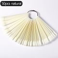 False Nails Tips Display Nature Clear Black Chart With Ring Polish Palette Stand Nail Design Tools Manicure Tips Practice Tool. 