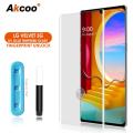 LG Velvet 5G Uv Tempered Glass Screen Protector Full Curved Protecter Nano Liquid for LG velvet. 