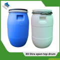 30 litre open top drum, water storage, liquid container, water tank,Blue color Non-Food Graded. 