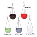 NS Collection-  Plant Hanging Basket - Flower Pot - Stainless Steel Chain - Home Decorations - Multi colors. 