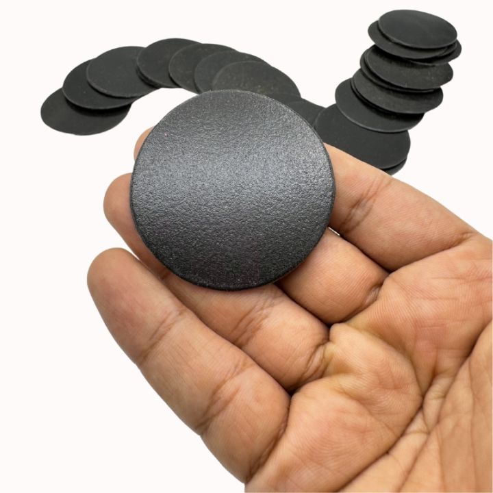 BLACK CIRCLE CUTOUTS - PACK OF 183 CIRLCE CUTOUTS - 2 INCH CIRCLE
