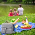 Large Picnic Cooler Bag Insulated Lunch Bag for Women Men Kids Picnic Bag, Adjustable Shoulder Strap, Double Layer. 