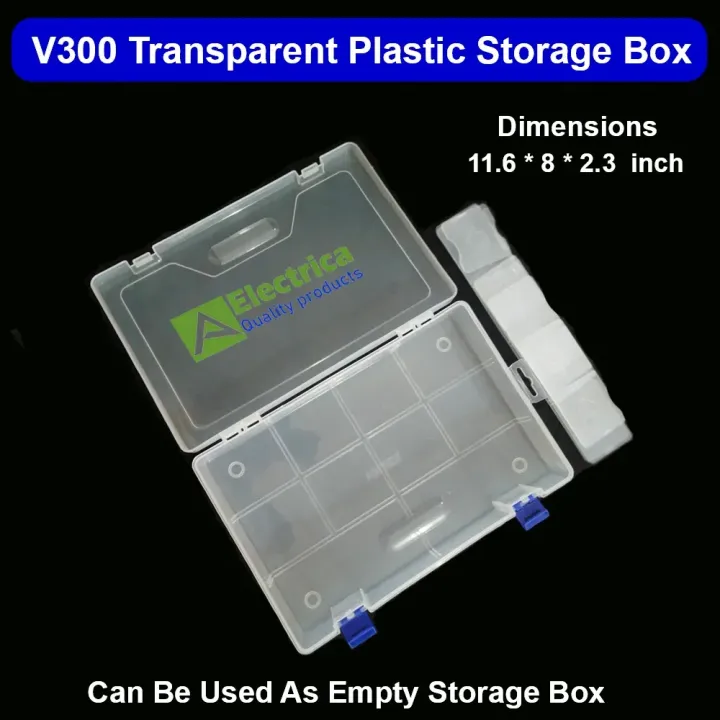 10%20Section%20Adjustable%20&%20Removable%20Partitions%20Transparent%20Plastic%20Storage%20Box%20Organizer%20for%20Electronics%20Components,%20Jewelry%20&%20DIY%20Accessories%20by%20Electrica%20-%20Image%204