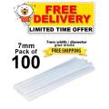 Pack of 100 - 7mm Glue Sticks - Free Home Delivery. 