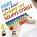 Mobilecase.pk Popit Keyboard Pop It Fidget Toy Special Needs Stress Reliever, Push Bubble Gadgets. 