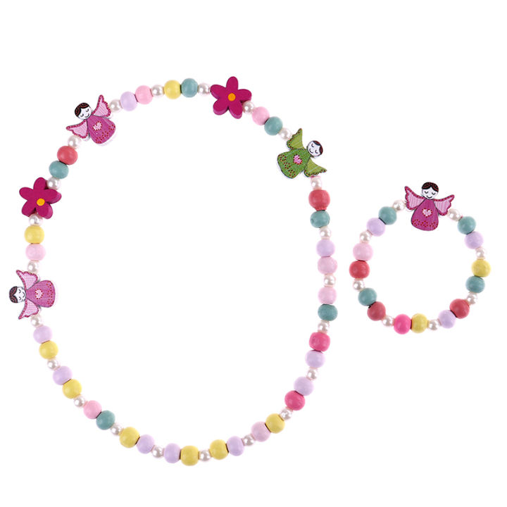 Kids children cartoon beads necklace jewelry girls gift
