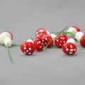 NYT 20 Pcs Miniature Mushroom Craft Garden Pot Ornament Gardening Diy Mini Decor. 