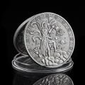 12 Constellation Aquarius Embossed Symbol Love Collectible Coin Value (01.20- 02.18). 