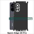 SPARX EDGE 20 pro full Back 360 Protection skin wrap with sides and camera protection premium quality full cover. 