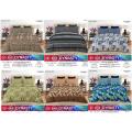 3 PCS King Size Double Bed Bedsheet With 2 Pillow Covers. 
