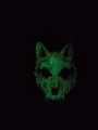 Were Wolf Masquerade Animal 3D Skull Bone Skeleton Luminous Glow in Dark Werewolf Half Face Mask Scary Cosplay Costume Halloween Carnival Party Props Christmas Festival Fashion Horror Show Men Women Ladies Adults. 