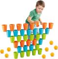 Quick Stack Cups For Kids 3 in 1 Educational And Learning Toys. 