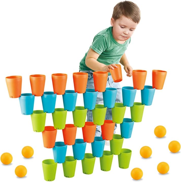 Quick Stack Cups For Kids 3 in 1 Educational And Learning Toys