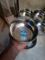 Heavy Round Katori Bowls Pyali Set Stainless Steel 5 inches. 