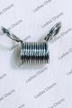 4,8,12 pcs 33mm Beads Stopper Steel Spring – Prevent Beads from Falling in Jewelry Making | Metal Coil Bead Stopper – Jewelry Stringing Clamp for DIY Projects. 