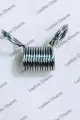 4,8,12 pcs 33mm Beads Stopper Steel Spring – Prevent Beads from Falling in Jewelry Making | Metal Coil Bead Stopper – Jewelry Stringing Clamp for DIY Projects. 