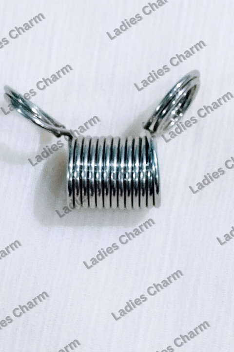 4,8,12 pcs 33mm Beads Stopper Steel Spring – Prevent Beads from Falling in Jewelry Making | Metal Coil Bead Stopper – Jewelry Stringing Clamp for DIY Projects
