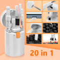 20-in-1 Keyboard Cleaning Kit Dustproof Multifunctional Phone Cleaning Tools Labor-saving Accessories for Mobile Phone Computer. 
