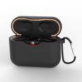 With Hook Bluetooth Headset Soft Silicone Case For Sony WF-1000XM3 WF-1000XM4 Earphone Anti-Shock Cover. 