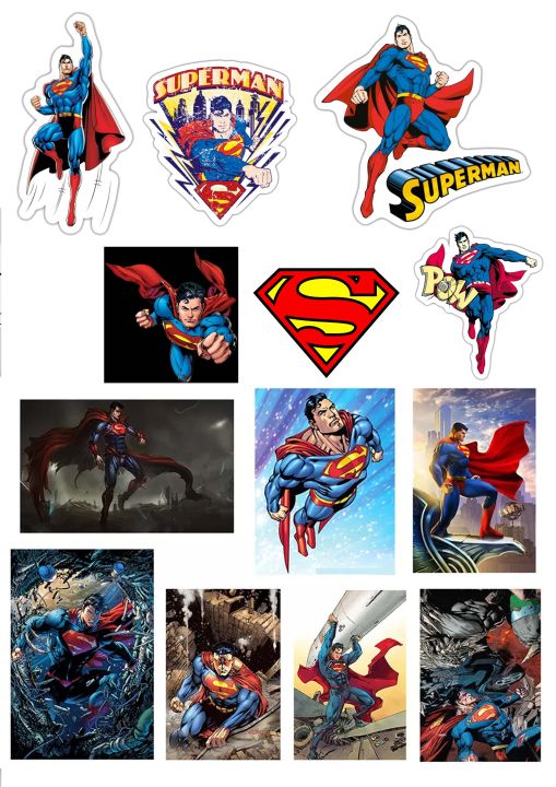 superman Stickers for Laptop Car Bike Phone Stickers
