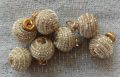 Crystal Diamond Beads | Tassel & Round Metal Ball Loose Spacer Beads | 10-Piece Set for Dress Decoration, Jewelry Making & DIY Craft Projects | High-Quality, Elegant & Versatile | Perfect for Embellishments, Beading, & Handicrafts. 