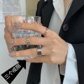Stylish Pack of 3 Rings For Girls Birthday Gift  Punk Cool Hip Pop Rings Multi-layer Adjustable Chain Open Finger Rings Alloy Rotate Ring For Women Imported Rings For Women Party Gift Silver  Rings For Girls. 