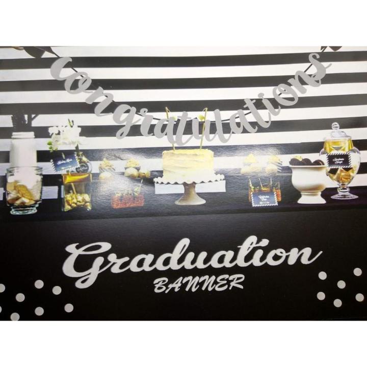 Graduation Party Congratulations Banner for Result Day Celebrations