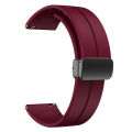 22mm Silicone With Magnetic Lock Watch Band Strap For Galaxy Watch 3 45mm Huawei GT2 GT 3 GTR 4 Mibro Lite 2 and All Other 22mm Supported Watches. 