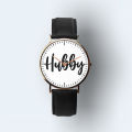 Couple Wrist Watch Hubby And Wifey Forever Together Time Pair (Pack of 2). 