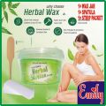 Emily ready to use hair removal wax cream herbal lemon honey blackberry milky creamy wax finger wax halawa wax Brazilian wax Italian wax skin tightening wax set creamy wax jar 450g with Wax Applicator Wooden Spatula and White Non-Woven Cotton 25 Strips. 