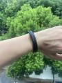 Black PU Leather Magnetic Bracelet Men's Mature and Stable and Elegant Giving Men The Best Gift for Men. 
