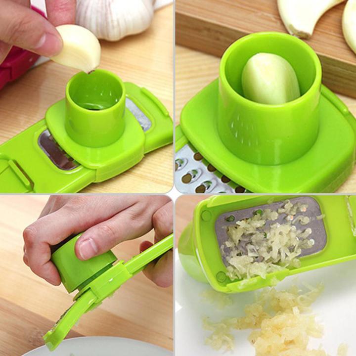 Garlic Chopper - Hand Press Crusher Chopper - Kitchen Gadget