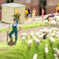 3 x 2-4pack Farmer People Figures Realistic Farm Keeper Figurines for Reward Gift 3 Pcs. 