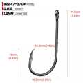 50 PCS HIGH QAULITY CARBON STEEL BAIT HOLDER FISHNG HOOK FOR SALT AND FRESH WATER. 