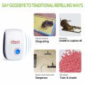 AzaTech Pest Reject Insect Repeller Ultrasonic Repellent Mouse Electronic Ultrasound Mosquito Spiders Cockroach Killer Repellents Electric Rat Reject Mice Indoor Insects Mosquitoes Bugs Fly Bug Rejection Spider Rodent Roachs Lamp. 