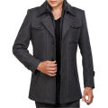 Winter Men's Stylish Casual Double Fleece Coat For Men(Coat+HighNeck Inner) James Bond Double Collar Winter Jacket For Men. 
