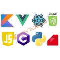 6 Pcs New Programming Languages Logo Sticker 2.0 Stickers  Mini Pack for Laptop Desk Notebook Phone DIY Stickers - JangoMango Store. 