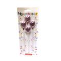 Pack of 4 Star's and heart's Shape Candle's For Birthday Cake, Birthday Cake Candle's, Anniversary Cake candle's. 