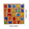 Small ABC Alphabets – Thick Wooden 3D Board Puzzle Size Approx. 20 cm. 
