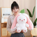 Cute transformation bunny plush doll soft cute strawberry radish rabbit ragdoll child girl bed pillow. 